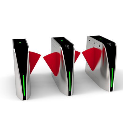 Zento IP67 Su geçirmez Erişim Kontrol Sistemi fırçasız Servo Motor Flap Barrier Turnstile Ofis / Bilim Müzesi için