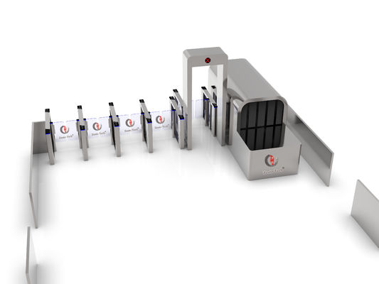 Zento Yüz Tanıma Döner Kapı Swing Barrier Kapı Hızlı Yürüyen Erişim Kontrol Kartı Sistemi