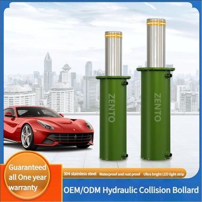 Tamamen Otomatik Hidrolik Bollard Elektrikli Uzaktan Denetim Topluluğu Çarpışma Karşıtı İzolasyon Yığın Uyarı Bollard Yığın Yol Engelliği