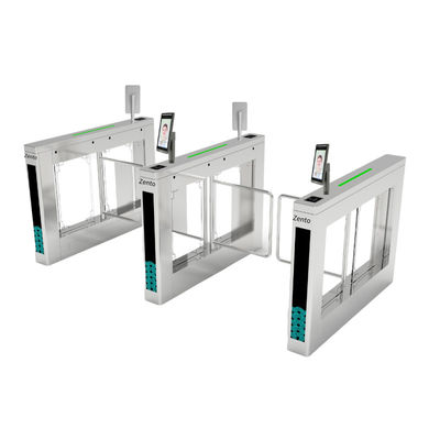 Zento Uzay Kurtarıcı Swing Gate Turnstile Slim Design LED İzleyici ile Çift Yönlü Erişim Kontrolü