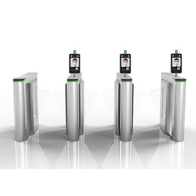 Heavy-Duty Outdoor IP65 Waterproof Flap Turnstile for Industrial Parks | High-Traffic Secure Access Control