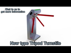 120W Güvenlik Tripod Turnike Kapısı AçmaTransit Hızı Dakikada 30-45 Kişi