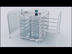 RS485 Arayüzü Yarım Boy Kapı Turnike Güvenlik Kapıları 550mm