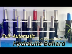 Güvenlik için geri çekilebilir hidrolik yükseltilmiş kolye Yüksekliği 600mm-1200mm Kalınlığı 6mm