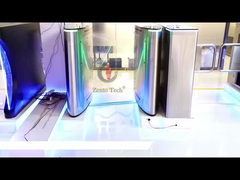 Parmak İzli Akrilik Kollu Kapaklı Bariyer Turnike 40 Kişi/Dk